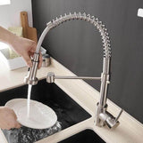 Modern spring faucet