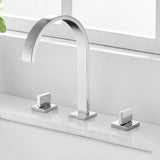Modern Double Handle Bathroom Faucet