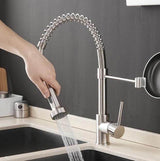 Modern spring faucet