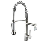 Dual Spout Pull Out Spring Faucet