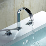 Modern Double Handle Bathroom Faucet