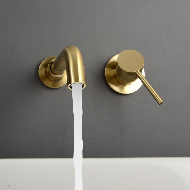 Modern Wall Mounted Bathroom Faucet