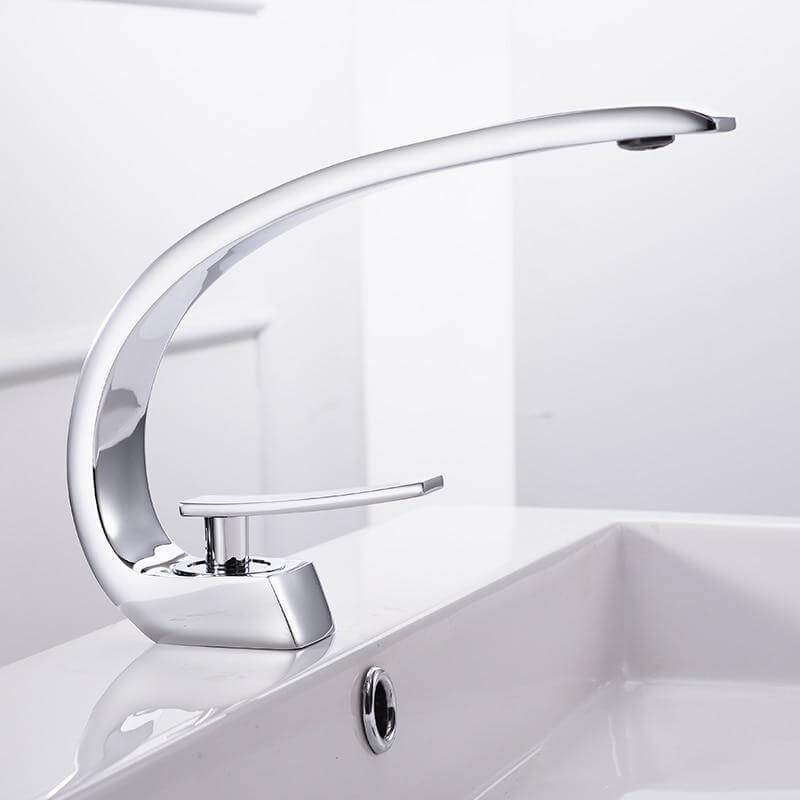 Crane Neck Bathroom Faucet