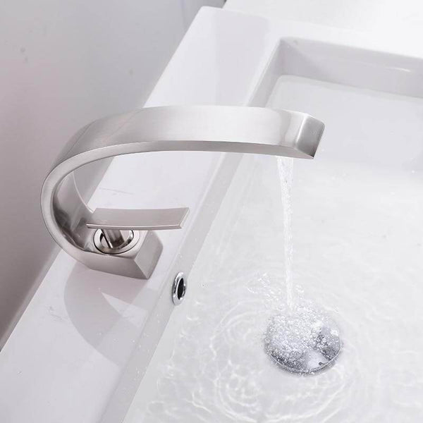 Crane Neck Bathroom Faucet